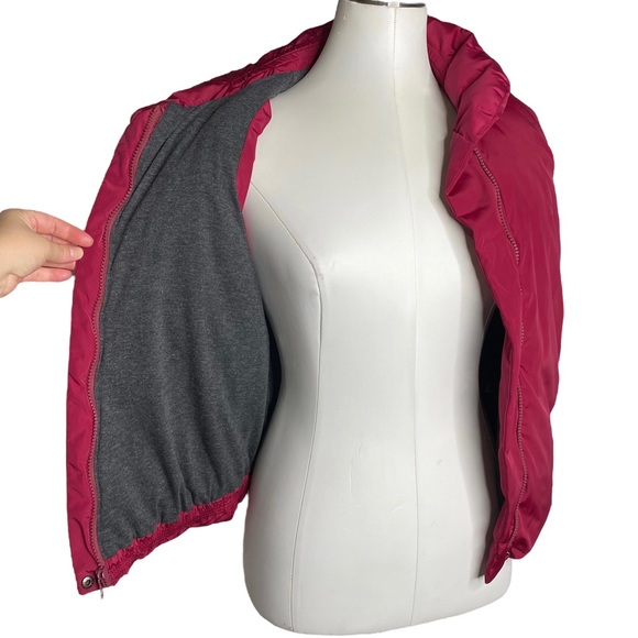 GAP Burgundy Puffer Zip Vest - Picture 8 of 14